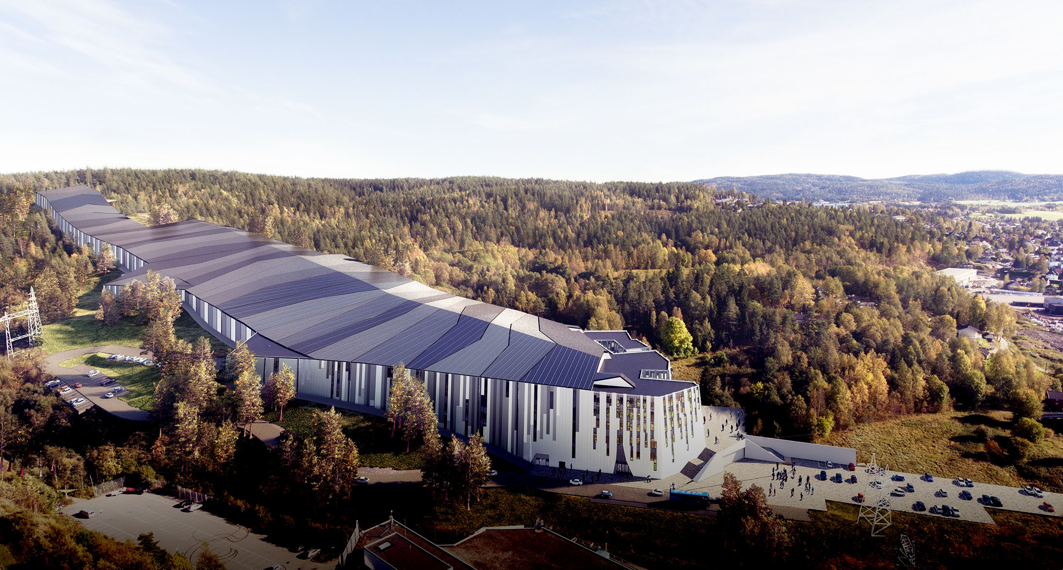 Snø  skicenter, Lørenskog, Norge